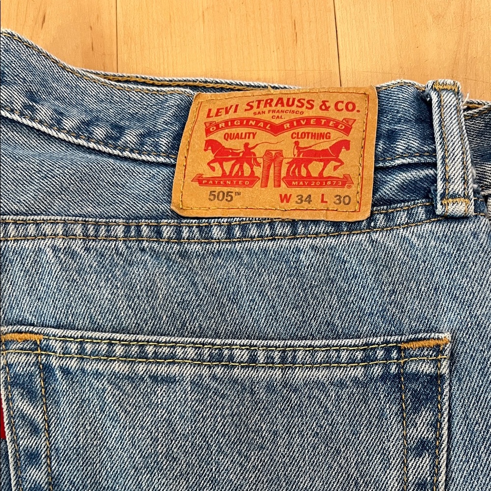 Levi's 505 w34x30 Jeans - Picture 2 of 14
